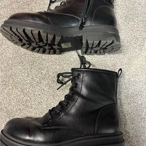 Dream Pairs Black Leather Boots